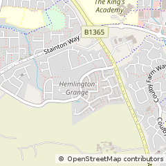 Map of Middlesbrough, North Yorkshire
