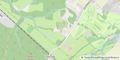 Map of Fareham, Hampshire