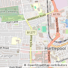 Map of Hartlepool