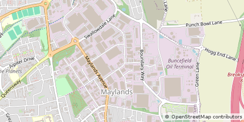 Map of Hemel Hempstead, Hertfordshire