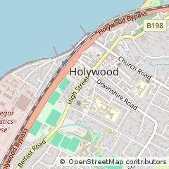 Map of Holywood, County Down