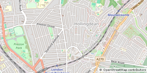 Map of Brighton