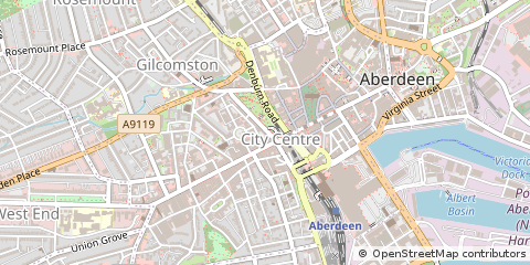 Map of Aberdeen