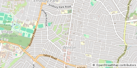 Map of Bournemouth