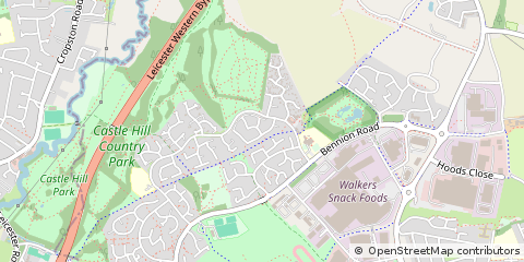Map of Leicester