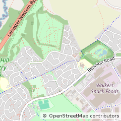 Map of Leicester