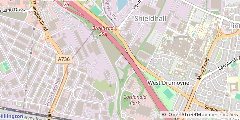 Map of Glasgow
