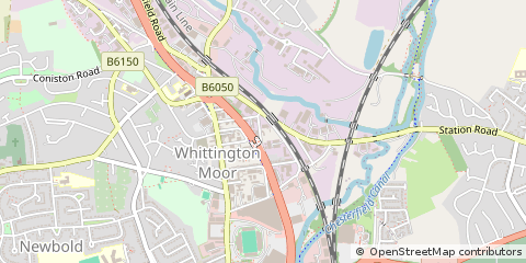 Map of Chesterfield
