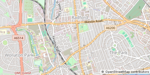 Map of Nottingham