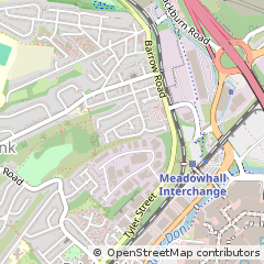 Map of Sheffield