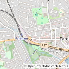 Map of Fareham, Hampshire