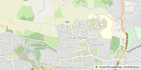Map of Swansea
