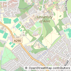 Map of Canterbury, Kent