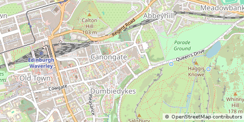 Map of Edinburgh