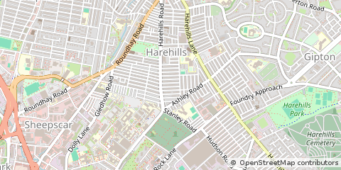 Map of Leeds