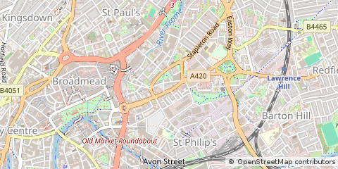 Map of Bristol