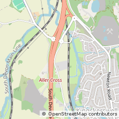 Map of Kingskerswell, Newton Abbot, Devon