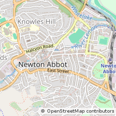 Map of Newton Abbot, Devon