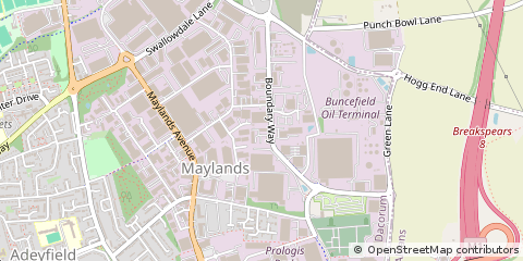 Map of Hemel Hempstead, Hertfordshire