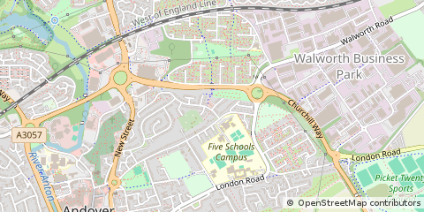 Map of Andover