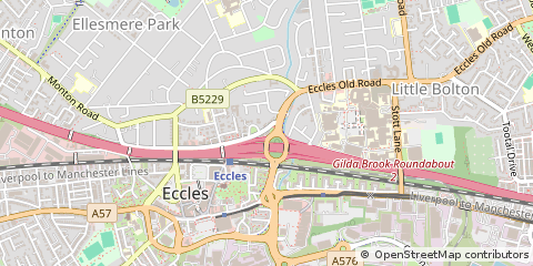 Map of Manchester