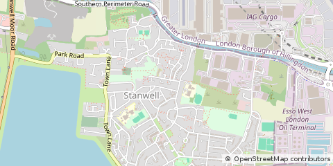 Map of Staines-Upon-Thames