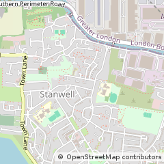 Map of Staines-Upon-Thames