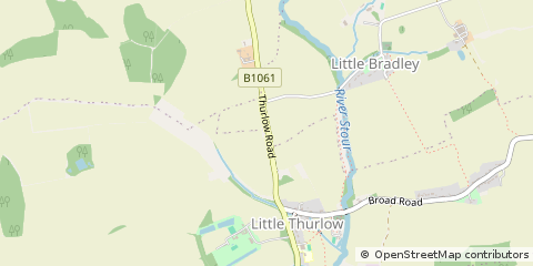 Map of Haverhill, Suffolk
