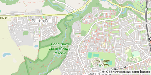 Map of Chester LE Street, County Durham