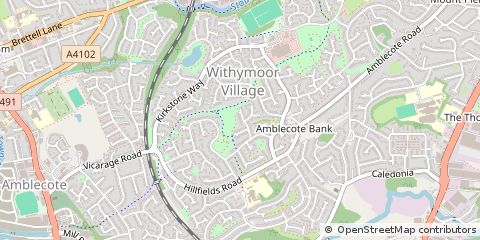 Map of Dudley, West Midlands