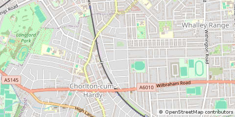 Map of Manchester