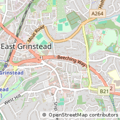 Map of East Grinstead