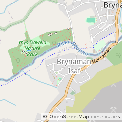 Map of Ammanford, Carms