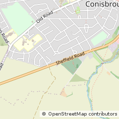 Map of Doncaster, South Yorkshire