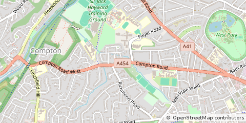 Map of Wolverhampton
