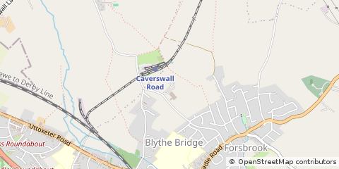 Map of Stoke-on-Trent