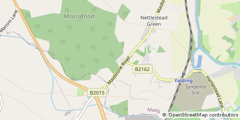 Map of Maidstone, Kent