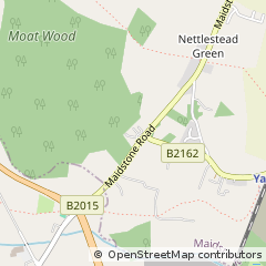 Map of Maidstone, Kent