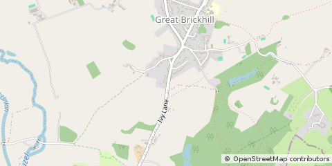 Map of Milton Keynes, Buckinghamshire