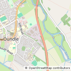 Map of Peterborough, Cambridgeshire,