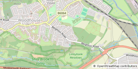 Map of Sheffield