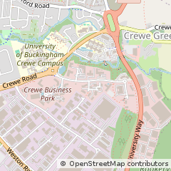 Map of Crewe, Cheshire