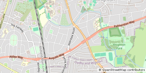 Map of Leicester