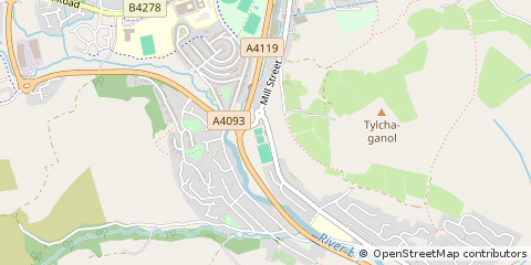 Map of Rhondda Cynon Taff