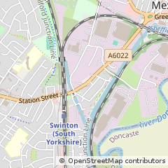 Map of Mexborough, South Yorkshire