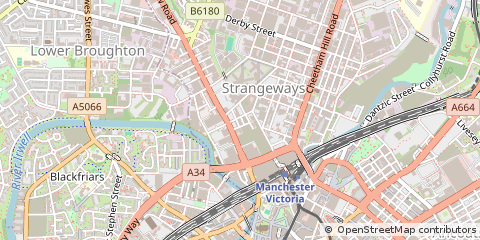 Map of Manchester