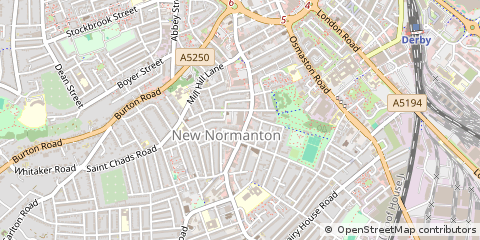 Map of Derby