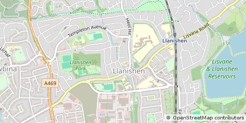 Map of Cardiff