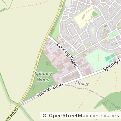 Map of Canterbury, Kent
