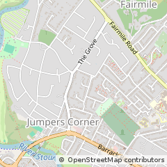 Map of Christchurch, Dorset